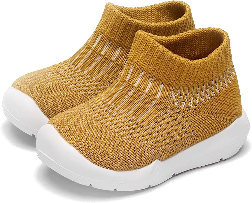 Engtoy Baby Shoes & Socks - Non-Slip Breathable Slippers with Soft Rubber Sole - Baby Boys & Girls Slip On Sneakers