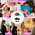 Labu-Clothes-bu Designer for 17cm Doll Clothes, 3-Piece Luxury Chic Labu-Outfits-bu with Velvet Hat/Fashion Dress/Classic Shoes