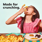 Little Spoon Mac and Cheesy Veggie Loops, Chickpea and Carrot Snack, Baked Not Fried, Avocado Oil, Hidden Veggies, Tastier Snacks for Kids, 3g Protein, Gluten-Free, 4 Pack