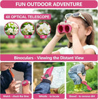 Kids Camping Set – an Outdoor Campfire Toy Set Featuring a Tent, Oil lamp, Stove, and More,Gift Idea for Girls Age 3+ Year Old Birthday Christmas