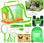 TOY Life Bug Catcher for Kids, Bug Catching Kit Kids Explorer Kit with Bug Net, Catching Tool, Tweezers, Magnifying Glass, Binoculars, Insect Catcher, Educational Outdoor Toys Kid Adventure Set