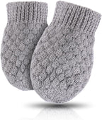 Baby Knit Mittens Toddler Boys Girls Gloves Winter Infant Newborn No Scratch Mitten 0-3 Years