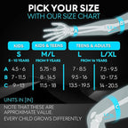 SKATEWIZ Skateboard Pads Protective Gear Set for Kids - Smash - Roller Skate Pads [6pc] - Elbow Pads Roller Derby and Knee Pads Kids Skating with Wrist Guards for Kids and Adults