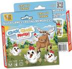 Hour Time Games Cluck Cluck Moose – Hilarious Animal-Themed Card Game for a Fun Family Game Night, Family Games for Kids & Families, Reunion Gift Ideas, Fun Stuff for Reunions & Ideal Gifts for Ages 4