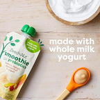Beech-Nut Toddler Smoothies with Prebiotics, Banana Mango Passion Fruit & Yogurt Baby & Toddler Food Pouches, 3.5 oz (12 Pack)