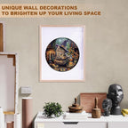 KAAYEE Wooden Puzzles for Adults, 3D Visual Effect Magic Feline Cat Wooden Jigsaw Puzzle Unique Shape Wood Puzzle Adult, 3D Effect Flat Puzzle Birthday Family Game (M-11.4 * 11.4 in-200pcs)