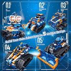 5in1 STEM Robot Building Kit, 560 PCS APP/Remote Control Mech RC Robotics for Kids Ages 8-12, Science Kit Coding Robots Toy Set, Birthday Gifts for Boys Age 8-14+