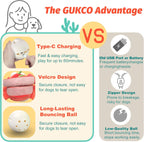 Crab Interactive Dog Toys – Rechargeable Self-Play Toy with Motion-Activated Ball & Music Recording Modes for Small, Medium & Large Dogs, Moving Dog Toy to Keep Them Busy