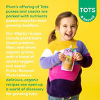 Plum Organics Mighty 4 Organic Toddler Food - Variety Pack - 4 oz Pouch (Pack of 12) - Organic Fruit and Vegetable Toddler Food Pouch