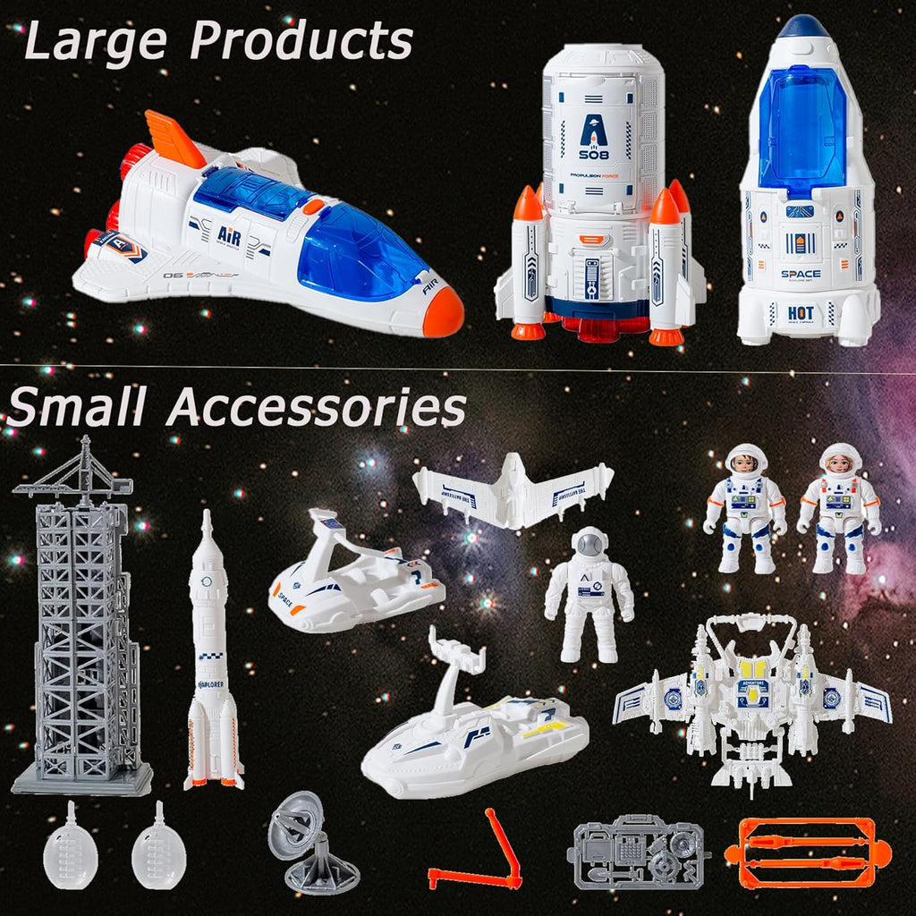 Concentration, Focus, Space Toys Rocket, Rocket Ship Toys, Astronaut Toy for Kids 3-5 Educational, ToyGift for Boys & Girls, Concentration, Educational, Concentration, Learning