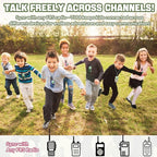 Vvinca Walkie Talkies for Kids Rechargeable 3 Pack, Army Toys for Boys Girls Ages 3-13 Outdoor Military Camping Toy Birthday Gift, Walkie-Talkie 3KM Long Range 2 Way Radios 22 CH with Flashlight