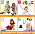 STEM Building Toys, 10 in 1 Construction Set for Preschool Kids, Educational Creative Games Holiday Idea Gift for 5+ Years Old, Stem Activities for Kids Ages 4-8 5-7 6-8 Boy Birthday Gifts