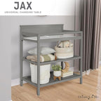 Dream On Me Jax Universal Changing table, Storm Grey