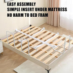 Bed Guard Rail for Toddlers, 78.7inch Foam Padded Toddler Bed Rails, Side Rails for Queen King Twin Full Size Bed, Bedrail for Toddler Safety