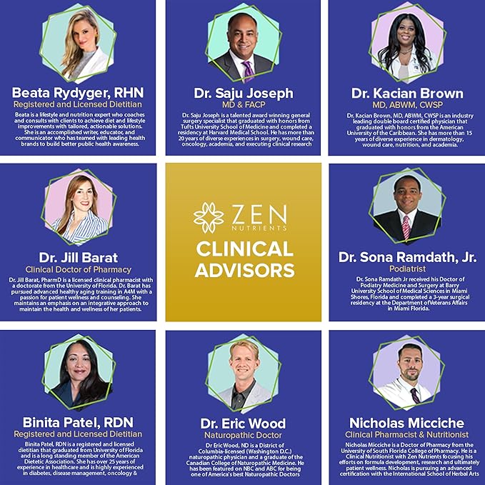 Zen Nutrients WoundVite Pre & Post Surgery Support, Scar & Wound Care, Scar Treatment, Plastic & General Surgery, Heal Faster & Aids in Recovery Time w/Bromelain, Turmeric & Arnica - 60 Vegan Caps