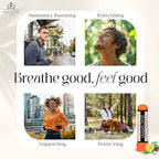 Nasal Inhaler Stick Immune Inhaler, Nose Inhaler Stick, Essential Oil Inhaler, Aromatherapy Nasal Inhaler for Immune Boost, Respiratory Health And Wellness - Portable Nasal Stick Inhaler for Adults