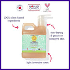 California Baby Calming Baby Shampoo + Baby Wash | 100% Plant-Based | Lavender Body Wash For Sensitive Skin | Hypoallergenic | 517 mL / 17.5 oz.