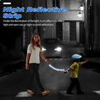 Zooawa Toddler Leash 2Pack, Toddler Kids Harness Anti Lost Wrist Link with Magnetic Lock, Reflective Safety Walking Harness Wristband Leashes for 2,3,4 Years Old Boys Girls, Blue+Pink