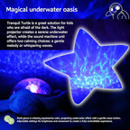 Cloud b Ocean Projector Nightlight with White Noise Soothing Sounds | Adjustable Settings and Auto-Shutoff | Tranquil Turtle - Pink