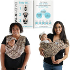 Original Baby K'tan Baby Carrier: #1 Easy Pre-Wrapped, Soft, Slip-On, No Rings, No Buckles | 5 in 1 Baby Sling Gift | The Best Hands Free Infant Wrap For Newborn to Toddler up to 35lb (See Size Chart)