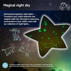 Cloud b Calming Nightlight Star Projector | Gentle Brightness | 3 Colors | 3 Constellations | Auto-Shutoff | Unicorn w/ Wings