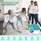 Mgaolo Mini Karaoke Machine for Kids Adults,Portable Bluetooth Speaker with 2 Wireless Microphones,Gift Toys with MP3 Player for Boys Girls 3-12 Year Old Birthday Family Home Party Present (Green)