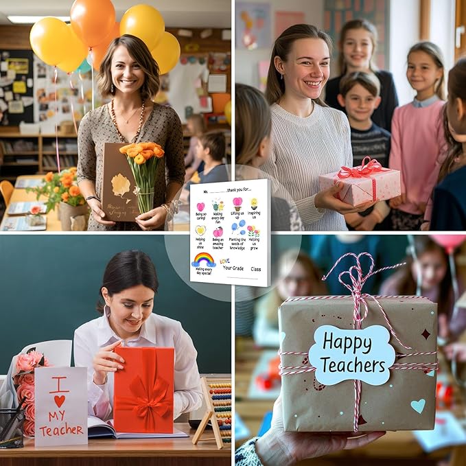 SHLINCO Teacher Appreciation Gift, Gift For Female Teacher, Creative Art Desktop Ornaments, Student Homemade Souvenirs, Year-End Souvenirs, Suitable For Desktop Decoration