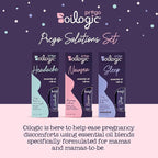 Oilogic Roll-On Essential Oils Set for Pregnant Women - 100% Pure Essential Oil Roller for Pregnancy - Sleep, Comfort, & Wellness Blends Safe for Pregnant Moms, 0.3 Fl Oz (Pack of 3)