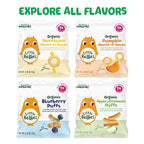 Little Bellies Organic Blueberry Puffs Baby Snack (Pack of 18 x 0.42 oz Individual Packs)