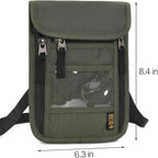 Neck Wallet Lightweight RFID Blocking Waterproof Travel Pouch for Women Men
