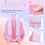 Toddler Backpack for 1-3 Year Old Girls & Boys Waterproof 3D Animal Cartoon Rabbit Design Kids Travel Backpack Lightweight Preschool Daycare Bag with Adjustable Straps(Little White Rabbit)