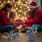 STEM 2 in 1 Pterosaur Dinosaur Building Kits, Transforming Mech Robot Building Sets for Kids Boys 6-10, Compatible with Lego Dinosaur Park World, Educational Gift Toy for Adults (511 PCS)