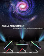 Galaxy Projector - 13 in 1 Planetarium Star Projector - Solar System Projector for Kids Bedroom Ceiling Decor - Realistic Starry Sky Night Light with Timer, Dynamic Meteor, RGB Lighting Effects
