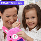 KRAFUN Sewing Kit for Kids Beginner My First Art & Craft, Includes Bunny Doll Stuffed Animal, Instructions & Plush Felt Materials for Learn to Sew, Embroidery, Age 7 8 9 10 11 12