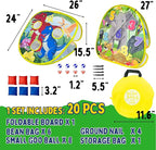 2-in-1 Dinosaur & Animal Bean Bag Toss Game – Double-Sided 27" Target Board with 6 Bean Bags – Outdoor & Indoor Toy for Toddlers & Kids Ages 3-6 – Birthday Gift - Amazon Exclusive