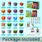 100PCS Magnetic Blocks-1inch -Adventure at Lava World Blocks Set - Magnetic Cubes Building Blocks Toys for Halloween Christmas Birthday Gift - STEM Sensory Toys for 3+ Years Old Girl Boys