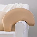 Dr. Brown's Feeding and Nursing Lap Support Pillow with Cover, Premium Memory Foam, Responsive Firm Support, Gentle Beige
