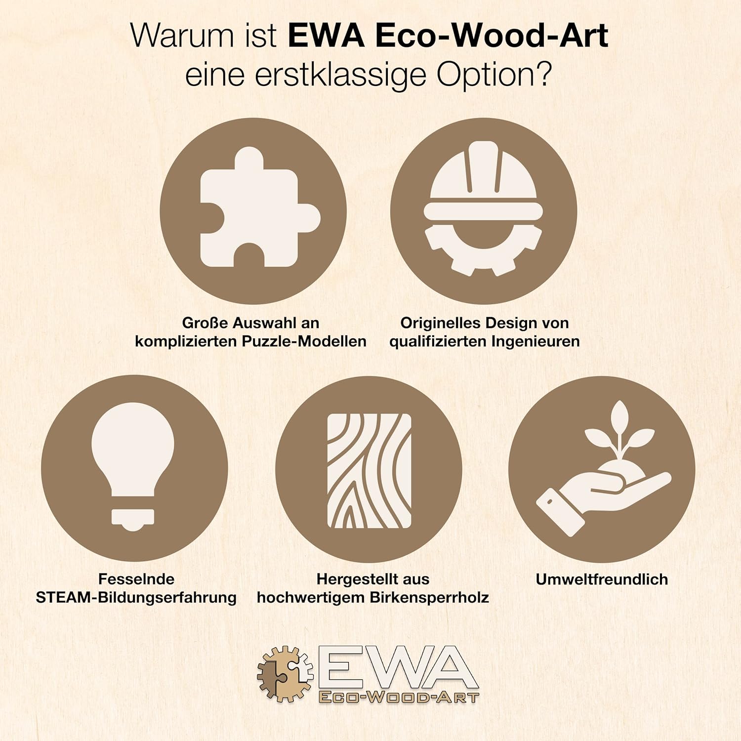 3D Wooden Puzzles for Adults - DIY T-34-85 Tank 3D Puzzle Model Kit with Rubber Band Engine, Rolling Wheels & Rotating Cannon - 3D Wooden Puzzle for 15 yrs Above & Adults - Eco Wood Art, 965 Pieces