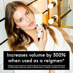 SEEN Travel Trio - Scented - Non-Comedogenic & Sulfate-Free Blow-Out Hair Cream, Shampoo & Conditioner Set- Reduces Frizz- Heat Protectant- Safe for Sensitive & Acne Prone Skin