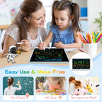 12 Inch LCD Writing Tablet for Kids Ages 3-6, Reusable Doodle Board with Stylus Pen, Drawing Pad Educational Travel Toy for Boys & Girls, Perfect Holiday & Birthday Gift Idea