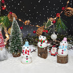 LAWOHO Build a Snowman Kit - 500ML Crystal Slime, Clay & Christmas Charms, Snowman Crafts for Kids, Stocking Stuffers for Adults, Slime Party Favors Kit