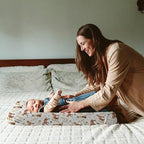 BROLEX Changing Pad Covers for Baby: Boy Girls Ultra Stretchy Soft 2 Pack, Fox Foliage