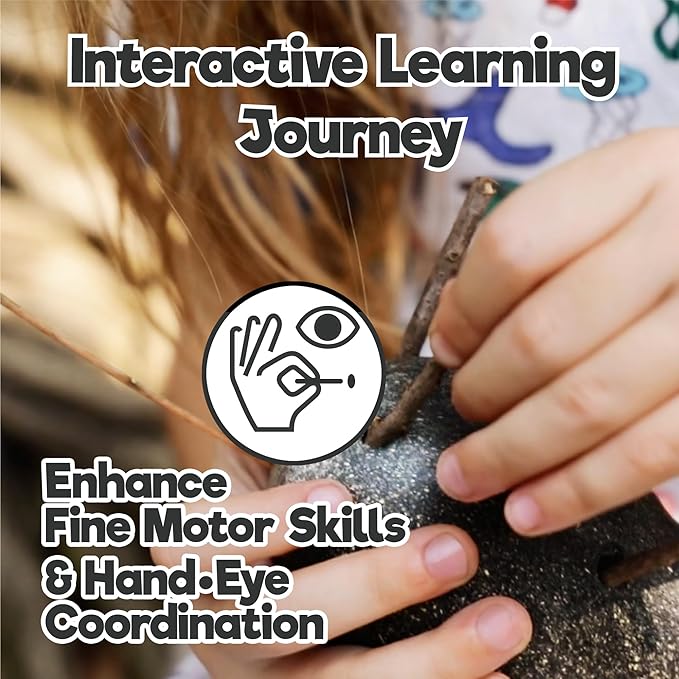 Taksa Toys Wooden Animal Figures Locomo Family III for Nature-Loving Kids, Trigger Boys Girls Creativity, Sensory Outdoor Toys for Ages 3 4 5 6 7+ Year Old, Waldorf Montessori Toy (Set of 5)