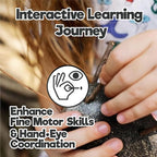 Taksa Toys Wooden Animal Figures Locomo Family III for Nature-Loving Kids, Trigger Boys Girls Creativity, Sensory Outdoor Toys for Ages 3 4 5 6 7+ Year Old, Waldorf Montessori Toy (Set of 5)