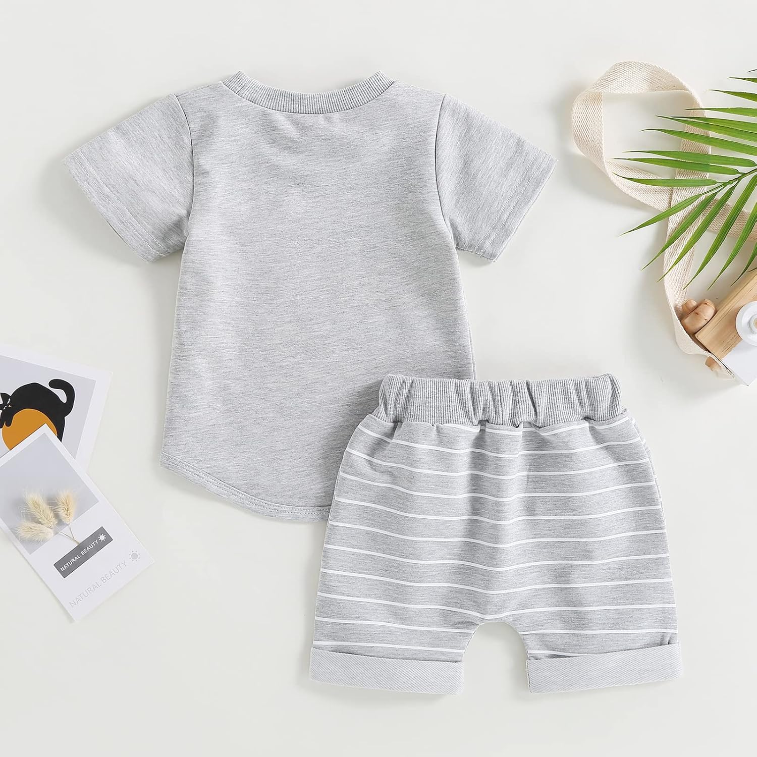 Mubineo Infant Toddler Baby Boy Summer T Shirt Shorts Outfits Short Sleeve Tee Tops Clothes Set