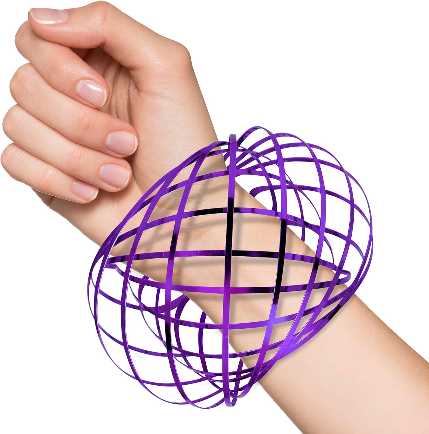 Digital Energy Kinetic Educational Spring Toy - Multi Sensory Interactive 3D Shaped Flow Ring ()