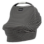 Milk Snob Original 5-in-1 Cover - Nursing Cover for Breastfeeding - Baby Car Seat Cover, Carseat Canopy & Stroller - Essential All-in-One Cover - Gift for Mom, Baby (Modern Stripe)