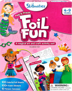 Skillmatics Foil Fun - Dress Up, No Mess Art for Kids, Craft Kits & Supplies, DIY Creative Activity, Travel Toys, Gifts for Girls & Boys Ages 4, 5, 6, 7, 8, 9, Travel Toys