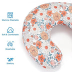 Accmor 2 Pack Nursing Pillow Covers, Stretchy Nursing Cover for Breastfeeding, Ultra Soft Comfortable Pillow Slipcover for Baby Girls Boys Newborn