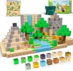 Magnetic Blocks - 100PCS Magnetic Set, STEM Montessori Sensory Toys for 3+ Year Old Boys & Girls, Creative Construction Toys Gift for Toddlers Kids